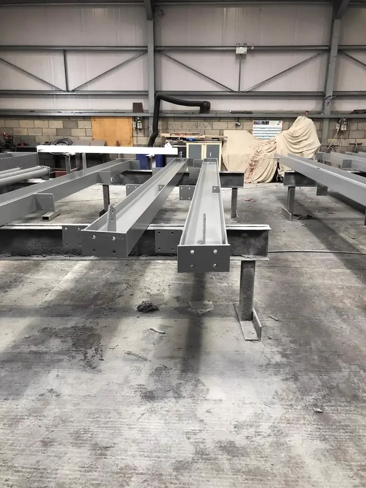 Industrial steelwork coating
